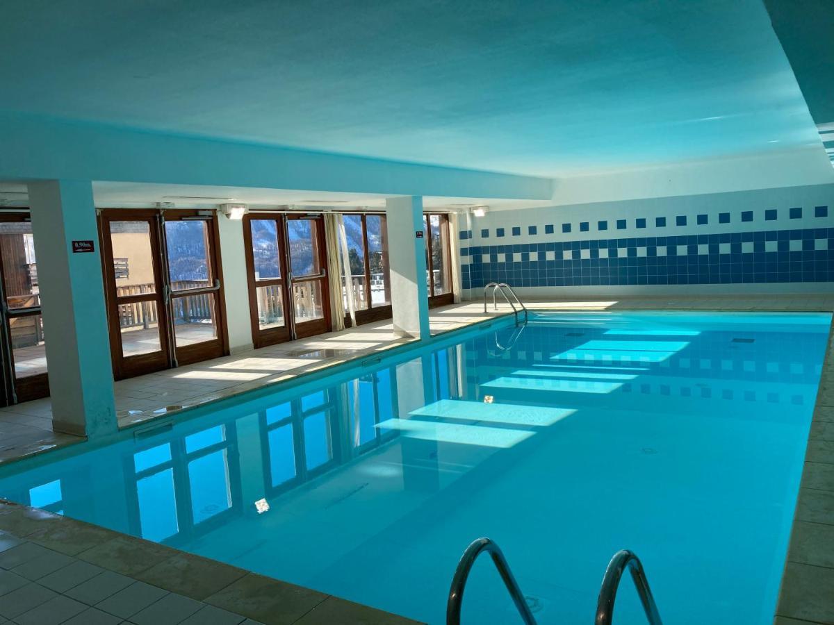 Orcières Appartement 6 Places Aux Pieds Des Pistes Avec Piscine, Wifi Et Parking Prive, Salle De Bain Refaite A Neuf מראה חיצוני תמונה